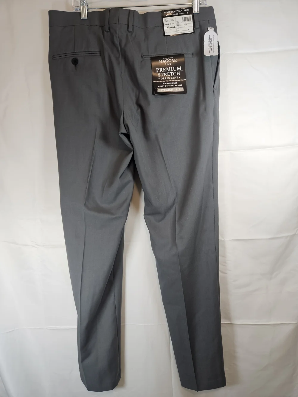 Haggar Gray Premium Stretch Dress Pants Corpcore Normcore Modernuniform